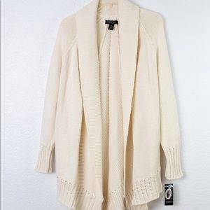 Style&co cream cardigan